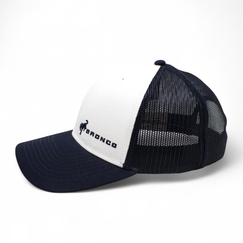 AMERICAN NEEDLE Ford Bronco Back Range SMU638C Adjustable Hat Baseball Cap White Navy Authentic New - Image 4